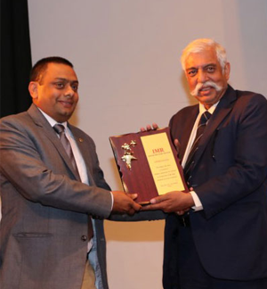 Recognition of the High Standard of Service Appreciation Award to Indian Military Review